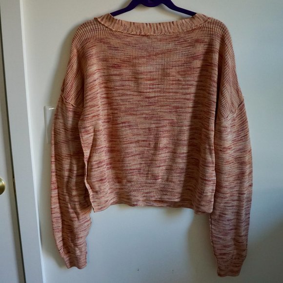 Free People 100% Cotton Mercury Space-Dye Sweater Size M - Picture 4 of 11